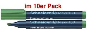Schneider Maxx 133 Permanentmarker grün 1,0 - 4,0 mm, 10 St.