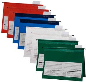 10 EICHNER Hängehefter Kunststoff farbsortiert 1 x kaufmännische Heftung