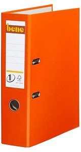Thumbnail - bene No.1 Power Ordner orange Kunststoff 8,0 cm DIN A4, 1 St.