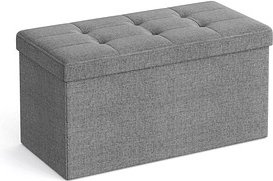 Thumbnail - SONGMICS Sitztruhe LSF47G helllgrau Stoff 76,0 cm