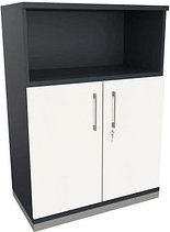 fm Regalschrank Oldenburg, 4260649685280 weiß 80,0 x 44,2 x 113,3 cm, 1 St.