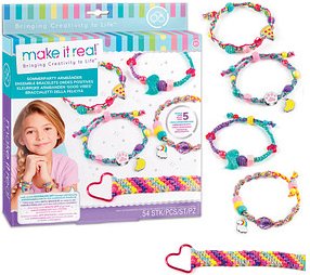 Carletto Schmuck-Basteln-Set Make it Real Sommerparty Armbänder mehrfarbig