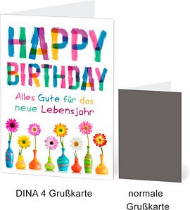 LUMA Gutschein Blumen LUDINA4 03 DIN A4, 1 St.