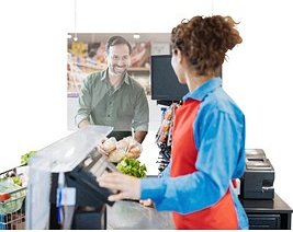 FRANKEN Spuckschutz SPA6510, transparent 100,0 x 65,0 cm, 1 St.