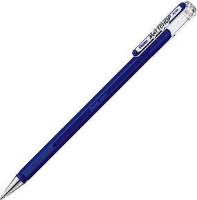 Pentel Mattehop Gelschreiber 0,5 mm, Schreibfarbe: blau, 1 St.