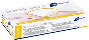 Thumbnail - Meditrade® unisex Einmalhandschuhe Gentle Skin® compact+ weiß Größe XS, 100 St.