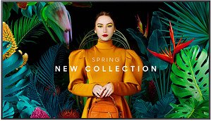 SAMSUNG Crystal UHD Smart Signage QM65C UHD-Display, schwarz, 163,8 cm (64,5 Zoll)