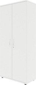 Thumbnail - fm Aktenschrank Basic, 4260761570716 weiß 4 Fachböden 80,0 x 44,2 x 185,1 cm