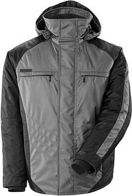 Thumbnail - MASCOT® unisex Pilotenjacke Frankfurt anthrazit, schwarz Größe 2XL