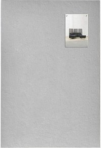 rocada Pinnwand Skin 115,0 x 75,0 cm Textil grau