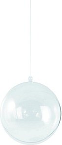 Rayher Plastik-Figur transparent Kugel 2-tlg. 8 cm Ø 8,0 cm, 1 St.