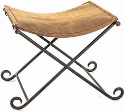 Thumbnail - HAKU Möbel Hocker 15957 erdbraun Leder, 1 St.