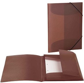 HERMA Sammelmappen DIN A4 braun transluzent, 3 St.