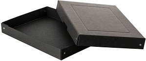FALKEN PURE Aufbewahrungsbox 500 Blatt schwarz 24,0 x 32,0 x 4,0 cm, 1 St.
