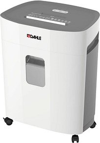 DAHLE PaperSAFE 420 Aktenvernichter mit Partikelschnitt P-5, 2 x 15 mm, bis 10 Blatt, lichtgrau