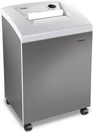 DAHLE 406air Aktenvernichter mit Partikelschnitt P-4, 4 x 40 mm, bis 17 Blatt, grau