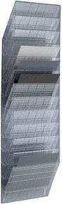 DURABLE Wandprospekthalter FLEXIBOXX transparent DIN A4 35,0 x 9,5 x 114,0 cm, 1 St.