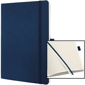 SIGEL Notizbuch CONCEPTUM® ca. DIN A5 kariert, dunkelblau Softcover 194 Seiten, 1 St.