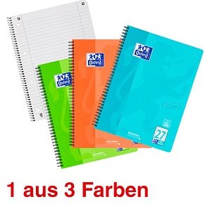 OXFORD Collegeblock TOUCH Lineatur 27 liniert mit beidseitigem Rand DIN A4 mit Rand