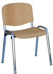 LÜLLMANN Stapelstuhl 225403 buche Holz, 1 St.