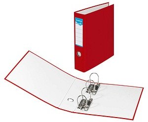 DONAU Doppelordner rot Karton 7,5 cm