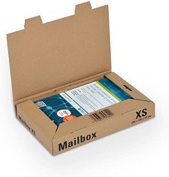 15 ColomPac® Versandkartons CP 098 Mailbox XS 25,0 x 15,8 x 3,9 cm
