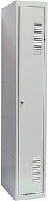 SZ Metall Spind lichtgrau 51304, 1 Schließfach 30,0 x 50,0 x 180,0 cm