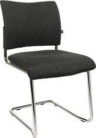 Thumbnail - Topstar Besucherstühle Visit 20 NV390 G22 anthrazit Stoff, 2 St.