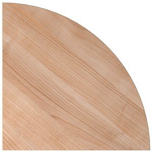 HAMMERBACHER Verbindungsplatte VXBE91 nussbaum, weiß dreieckig 80,0 x 80,0 x 2,5 cm