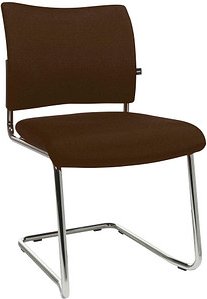 2 Topstar Besucherstühle Visit 20 NV390 G08 braun Stoff
