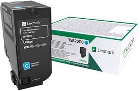 Lexmark 75B20C0 cyan Toner