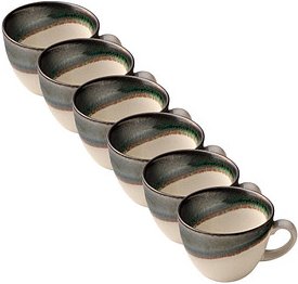 HEART & SOUL Kaffeetassen Perfect Match Avocado grün 0,21 l, 6 St.