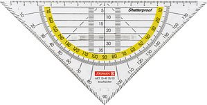 BRUNNEN Geometrie-Dreieck 16 cm mit Griff 16,0 cm