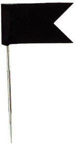 ALCO Markierungsfahnen 711 schwarz, 20 St.