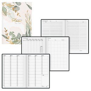 BRUNNEN Unterrichtsplaner 2026/2027 mehrfarbig: grün, gold, creme, 1 St.