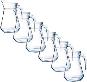 ARCOROC Karaffe 1,3 l, 6 St.