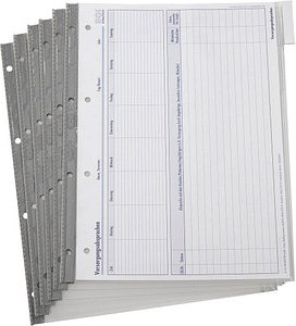 Thumbnail - BOI Organisationshüllen DIN A4 transparent genarbt, 6 St.