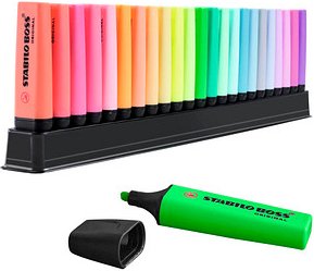 AKTION: STABILO BOSS ORIGINAL ARTY Textmarker farbsortiert, 23 St.