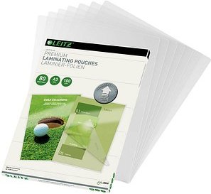 Thumbnail - LEITZ UDT Laminierfolien glänzend für A3 80 micron, 100 St.