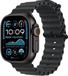 Apple Watch Ultra 2 49 mm (GPS + Cellular) Ocean Armband schwarz