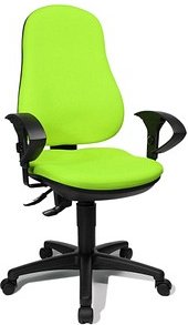 Topstar Bürostuhl Point 70, 8170UG05 Stoff grün, Gestell schwarz