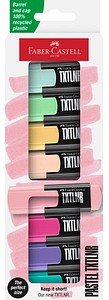 FABER-CASTELL TXTLNR Pastell Textmarker farbsortiert, 8 St.