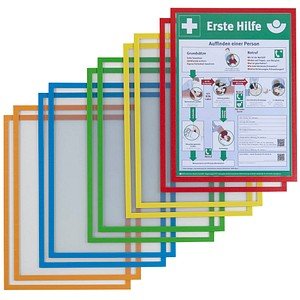 Thumbnail - FRANKEN Magnetrahmen ECO farbsortiert A4, 10 St.