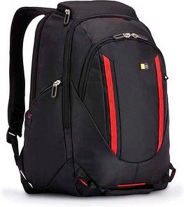 case LOGIC® Laptop-Rucksack Evolution Kunststoff schwarz, rot 29,0 l bis 40,6 cm (16 Zoll)