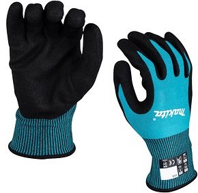 makita unisex Arbeitshandschuhe Nitril blau Größe 8, 1 Paar