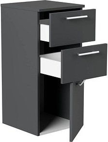 POSSEIK Bad-Hängeschrank 75 grafit 36,8 x 35,2 x 75,0 cm