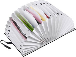 dots Vorordner A-Z schwarz