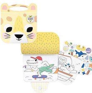 folia ADVENTURE mit Sticker Malbuch