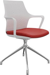 fm Konferenzstuhl Eta 4260761570075 rot, weiß Kunststoff
