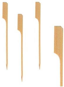 PAPSTAR Einweg-Fingerfood-Spieße, Holz, 250 St.